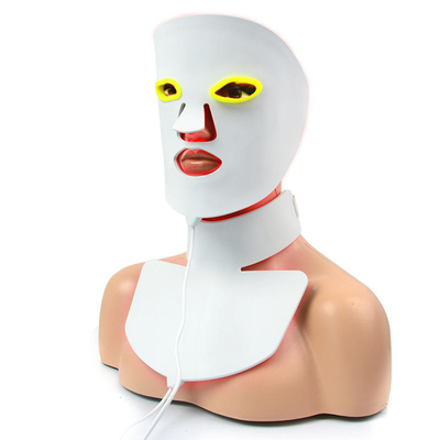acheter Pdt font face aux couleurs légères menées rouges 630nm des soins de la peau 7 de silicone de masque de thérapie de cou fabrication en ligne