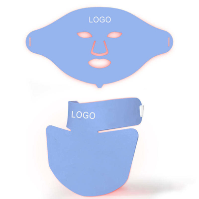 acheter Silicone 470nm de cou de visage de photon de masque de thérapie de panneau de lumière rouge de couleurs de la peau 7 fabrication en ligne