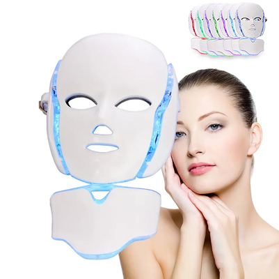acheter Masque infrarouge mené rouge de couleur de la station thermale 7 de visage de masque de thérapie légère de rajeunissement de peau fabrication en ligne