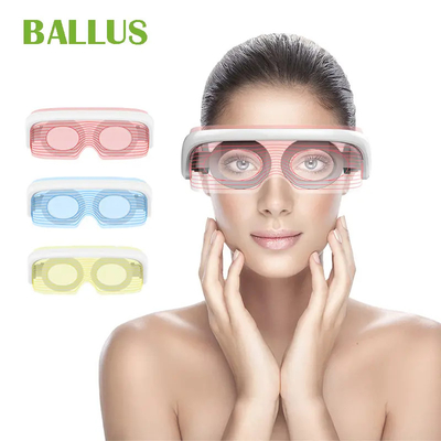 acheter Masque de thérapie oculaire électrique 3 couleurs LED portable Masque de massage oculaire vibrant fabrication en ligne