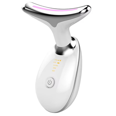 acheter Vibration étirer la peau masseur rides LED lumière thérapie visage cou instrument de beauté fabrication en ligne