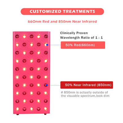 acheter thérapie faciale de la lumière 300W rouge de thérapie du dispositif 60 de lumière portative du degré LED fabrication en ligne
