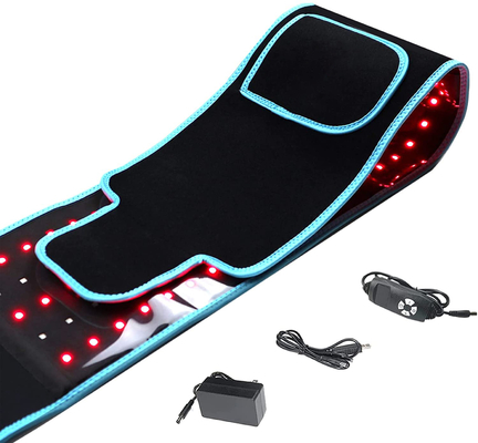 Enveloppe infrarouge rouge de soulagement de douleurs de dos de la ceinture 850nm 660nm de thérapie de lumière de LED