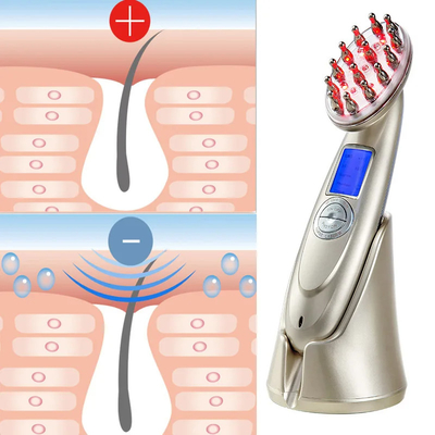 Thérapie par la lumière rouge Massage anti-chute de cheveux Laser Cheveux anti-chute de cheveux peigne