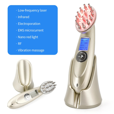 La thérapie par lumière infrarouge à LED, le peigne de massage électrique de la tête