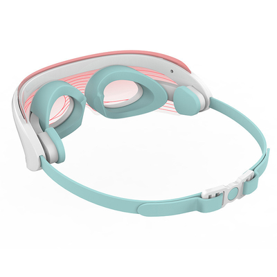 3 couleurs Rouge LED Therapie de lumière Masque pour les yeux Massage chaud SPA Masque de beauté du visage
