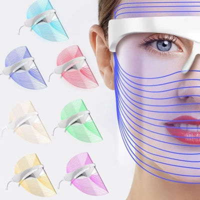 7 couleurs Masque LED Masque de beauté lumineux Masque de rajeunissement photonique Masque électrique