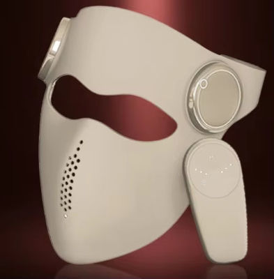 Masque facial à LED à 4 longueurs d'onde ️ Conception 3D, 288 LED (660nm, 460nm, 850nm, 1064nm), deux modes, traitement de la peau par la lumière, CE / FCC / RoHS