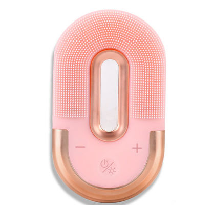 4 dans 1 joint électrique imperméable de nettoyage de visage de la brosse IPX7 de peau faciale de chauffage