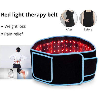 Ceinture curative animale 660nm 850nm de thérapie de lumière rouge de ventre d'enveloppe de soulagement de la douleur