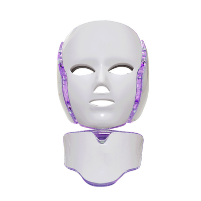 Masque avancé mené rouge anti-vieillissement de photon de thérapie de couleur infrarouge légère du masque 7