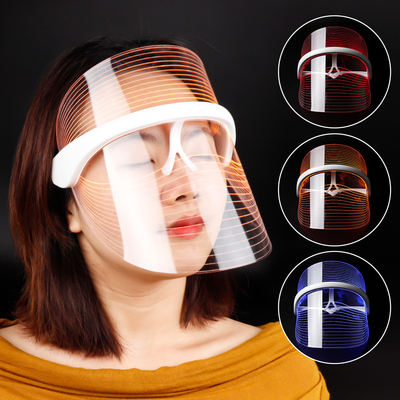 Lumière rechargeable de thérapie de photon de masque protecteur de thérapie de lumière de LED