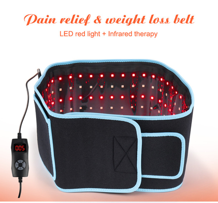 Ceinture légère infrarouge portable de thérapie pour le rajeunissement de peau de soulagement de la douleur